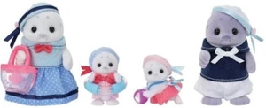 Calico Critters Seal Family, 4 Collectible Doll Figures, Outfits & Accessories - Picture 1 of 4