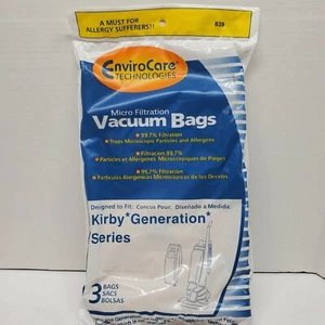 Envirocare Technologies Micro Filtration Vacuum Kirby Generation Series ~ 3 Bags - Picture 1 of 2