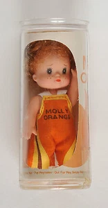 Vintage Molly Orange Doll Pop Playmates in Package Miniature - Picture 1 of 5