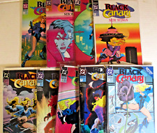 LOT of 9 Black Canary  complete  1991 Mini Series 1-4, 1993 Series 1-5  NM/NM+