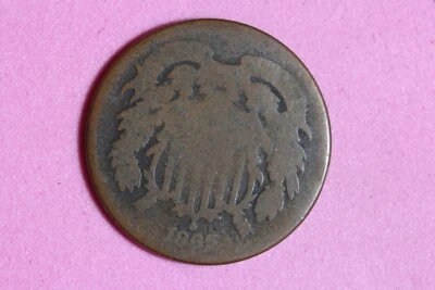 Estate Find 1865 - Shield Two Cents!!!  #K49744 - Image 1 of 2
