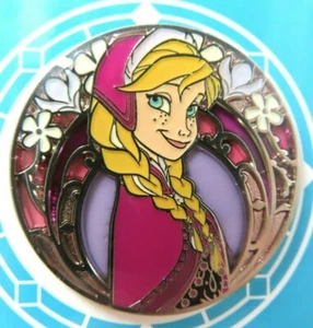 Spilla Disney TDR Anna cerchio in vetro colorato #113194 - Foto 1 di 4