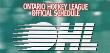 1980's to 2000's OHL Hockey Schedule - U-Pick From List - Teams & Years Choice