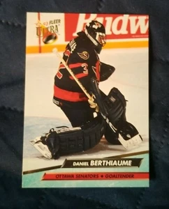 1992-93 Ultra #361 Daniel Berthiaume - Ottawa Senators - Picture 1 of 2