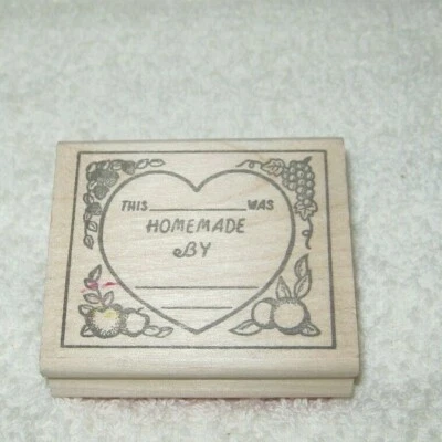 Stamp Affair - Sello de goma - Este ___Fue hecho en casa por _____ - Tamaño grande Foto 1 de 2