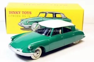 1/43 Scale DINKY TOYS Citroen DS 19 Green Diecast Car Model Editions Atlas - Picture 1 of 5