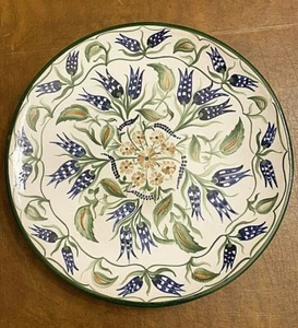 NWOT Handmade Egyptian Ceramic Decorative Plate Wall Art Home Decore Antique 14" - Picture 1 of 3