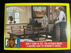 ALF 1987 Topps Picture Card Series #15 Don’t Come in Yet. The Kitten Needs a - Picture 1 of 2
