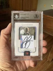 Authentic autograph Emilia Clarke Signed Custom Game Of Thrones Card AUTO BGS - Picture 1 of 3