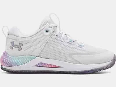 Zapato Under Armour HVR Block City Elite para mujer - blanco/brisa/plateado metálico Foto 1 de 4