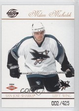 2003-04 Pacific Supreme Red /425 Milan Michalek #136 Rookie RC