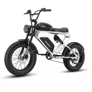 MEELOD Electric Bike Peak 1200W Dual Batteries Adult Electric Motorcycle 32mph - Picture 1 of 15