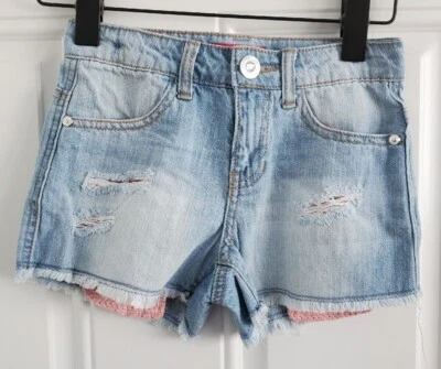 Pantalones cortos de mezclilla azules para niñas GUESS - talla 8 Foto 1 de 4