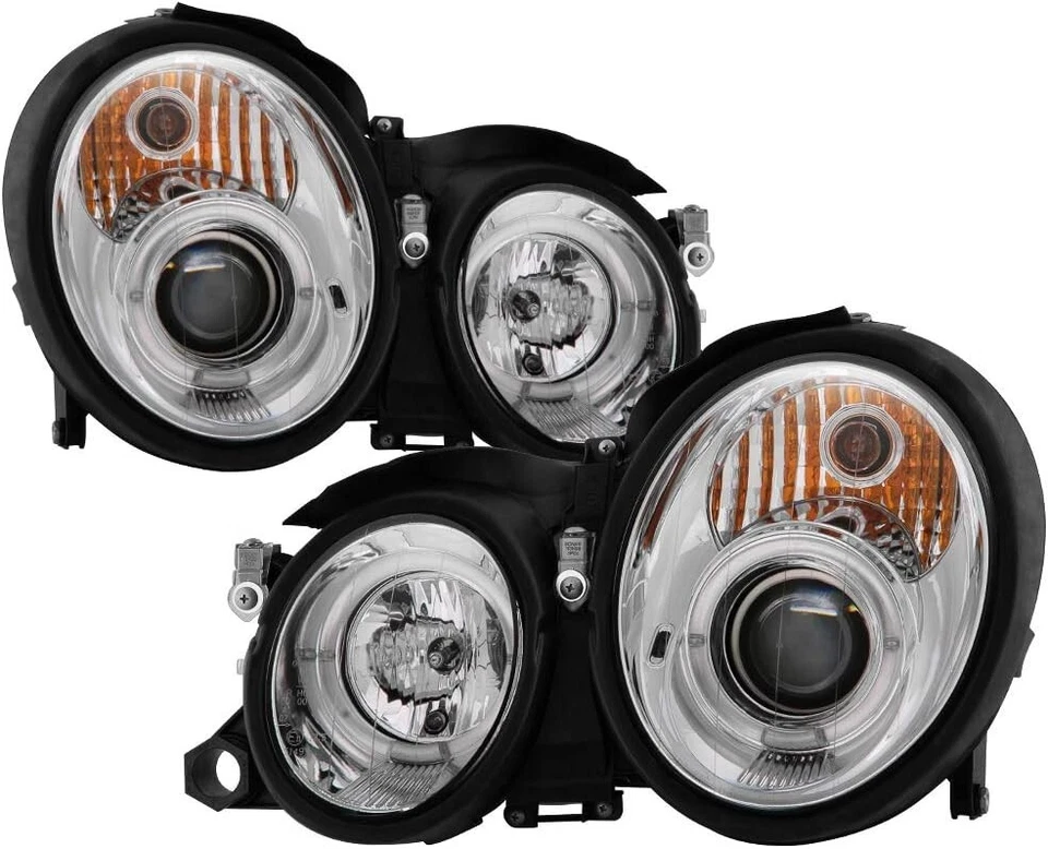 Se adapta a faros proyectores LED de doble halo para Mercedes-Benz Clase CLK W208 1998-2002 Foto 1 de 4