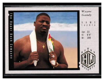 1994 Upper Deck Heavyweights #37 Wayne Gandy - Image 1 of 2