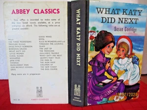 Susan Coolidge WHAT KATY DID NEXT 1970 HC vintage book ABBEY CLASSICS - Picture 1 of 5