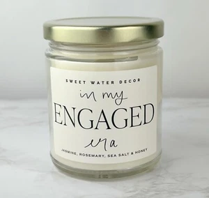 Soy Based Wax Blend Candle Bridal Shower Engagement Gift For Her - 9 oz - Picture 1 of 3