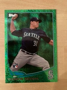 2013 Topps Update Yoervis Medina RC #US137 Emerald Foil parallel SP