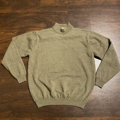 Suéter Verde Manga Larga Manga Larga 100% Lana Merino Pronto-Uomo Talla Mediana  Foto 1 de 4