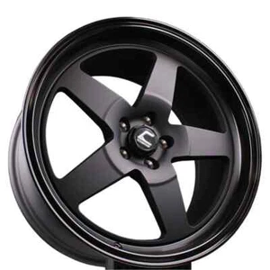 Cosmis Racing XT-005R Wheel Flat Black w/ Glossy Lip 18x9 +35mm 5x114.3 - Picture 1 of 5