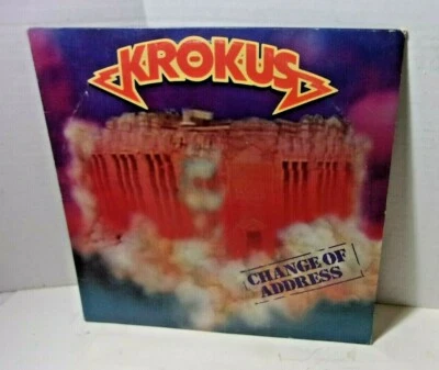 KROKUS Change Of Address ARISTA LP Vinyl Record Swiss Heavy Metal Rock - Image 1 of 4
