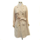 Majestic Legon Trench Coat Spring Long Length With Ribbon M Beige /Ms2 Women'S