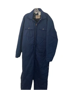 Vintage Walls Blizzard Pruf Tall Men’s XLT Blue Insulated Snowsuit Coveralls - Picture 1 of 7