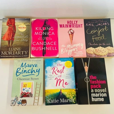 7x Large Trade Paperback Bundle – Liane Moriarty, Maeve Binchy, Candace Bushnell - Image 1 of 4