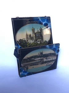 Ancien PORTE COURRIER avec FIXÉS SOUS VERRE Ville De LYON Notre Dame FOURVIÈRE - Imagen 1 de 11