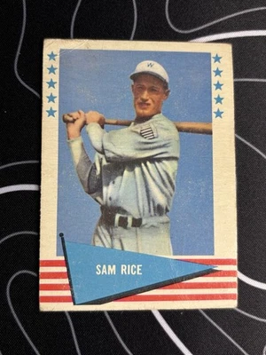 Fleer Baseball Greats 1961 - Sam Rice #70 Foto 1 de 2