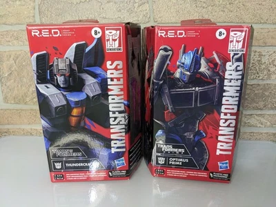 Transformers R.E.D. Thundercracker & Optimus Lote Diseño Mejorado Nuevo *Caja de Daños Foto 1 de 4