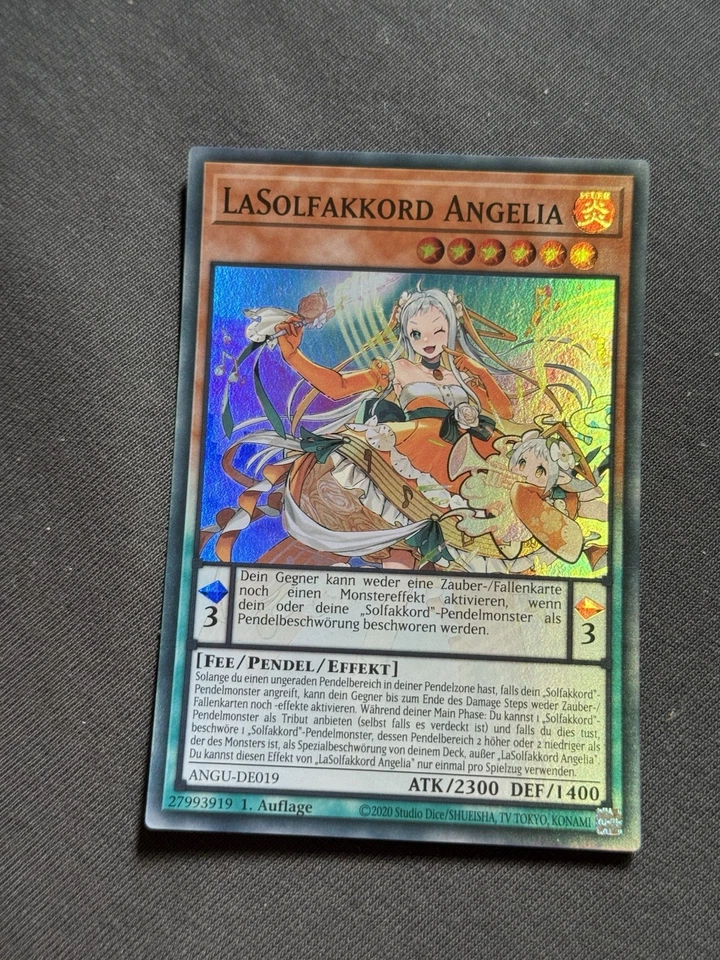 Yu-Gi-Oh! - LaSolfakkord Angelia - ANGU-DE019 - Super Rare - A2 - Bild 1 von 1