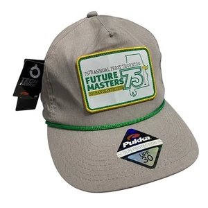 Vintage Style Golf Hat Rope Future Masters 75 Moisture Wicking Performance Grey - Picture 1 of 9