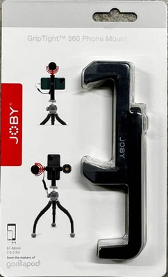 JOBY GripTight 360° Smartphone Mount with Double Accessory Shoe, Vlog & Tripod C - Image 1 of 4