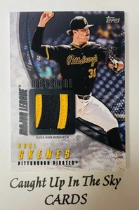 2025 Topps Series 2 Paul Skenes “MLM” Black Player Worn Patch #02/10 Pirates - Picture 1 of 2