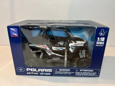 Polaris RZR XP1000 White New Ray Toys 1:18 Scale ATV SEALED - Image 1 of 3