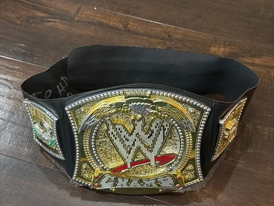 WWE Champion Belt Kids Replica Monday Nite Raw Wrestling Cosplay 2010 Mattel - Image 1 of 4