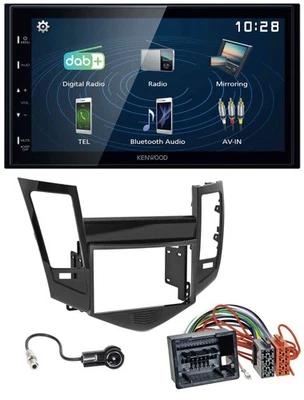 Kenwood 2DIN Bluetooth MP3 USB DAB Autoradio für Chevrolet Cruze ab 2009 - Bild 1 von 4