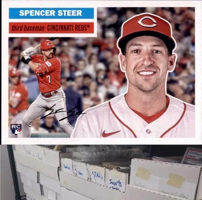 2023 Topps Archives #78 Spencer Steer - ML - Image 1 of 2