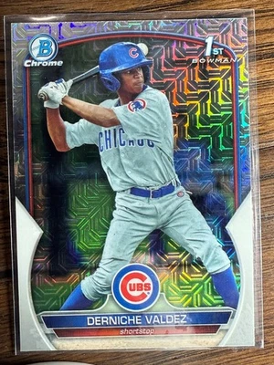2023 Bowman Chrome Derniche Valdez #BCP-231 Mojo(RC)- READ DESCRIPTION - Image 1 of 2