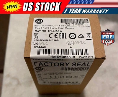 New Factory Sealed 1794-IA8 Flex 8 Point Digital Input Module 1794IA8 - Image 1 of 4