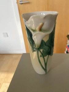 Franz Porcelain Calla Lily Vase FZ00003 6.5" - Picture 1 of 6