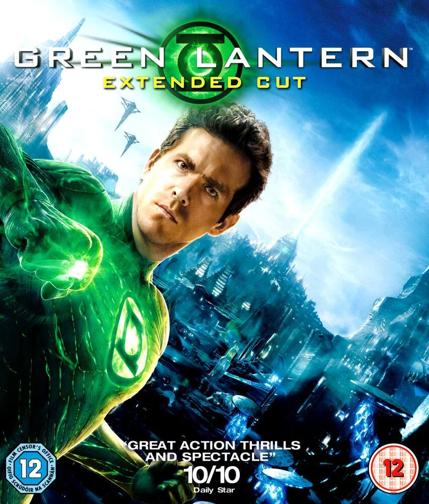 Triple Play Edition Blu-ray - Extended Cut Mit 14 Minuten Zusätzlichem  Material Green Lantern, image size:852x1000