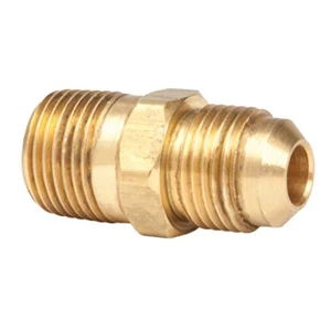Mr. Heater, Brass Fitting, 3/8in. MPT x 3/8in. Male Flare, Included (qty.) 1 - Picture 1 of 2