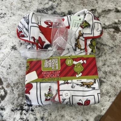 Toddlers The Grinch 2 Piece Pajama Set Size 2T.Dr Seuss - Image 1 of 2