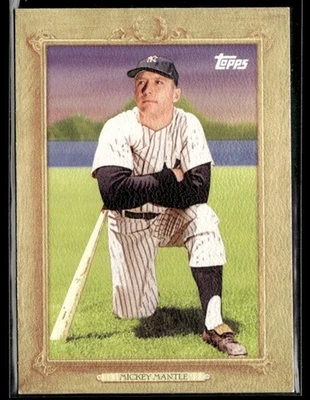 2010 Topps #TR28 Mickey Mantle Turkey Red Yankees Baseball Card 2601O - Image 1 of 2
