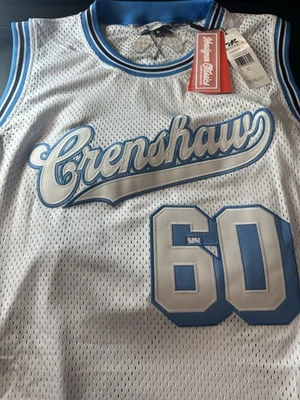 Camiseta deportiva de baloncesto Nipsey Hussle para hombre XL clásica blanca Crenshaw 60 arnés  Foto 1 de 3