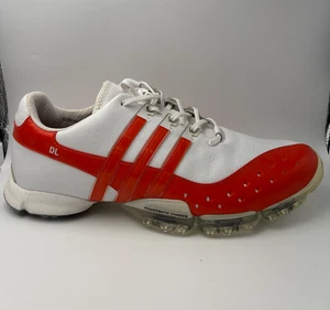 USED Adidas L06894 White Red Cleats Men's Size 11.5 - Picture 1 of 5