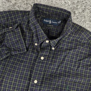 Camisa Ralph Lauren XL Multicolor Glen Check Cuadros L/S Calce Clásico Abotonada - Imagen 1 de 6