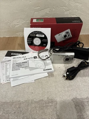 Casio Exilim EX-Z60 Digital Camera 6.0MP 2.5 LCD 3x Zoom W/ Accessories And Box! - Image 1 of 4